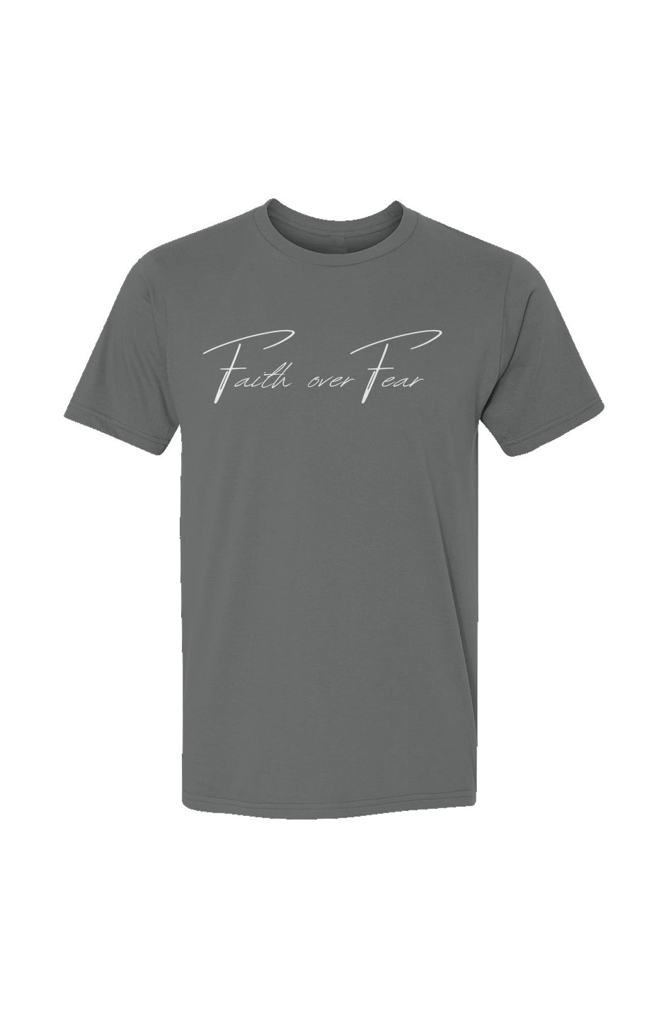 USA-Made Ringspun Unisex T-Shirt Faith over fear
