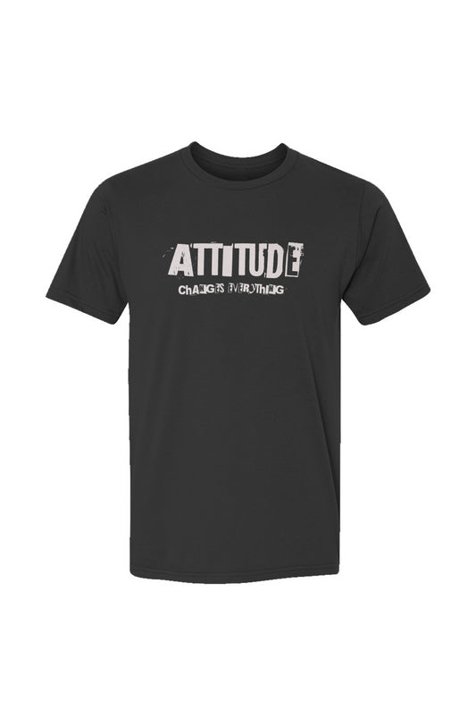 USA-Made Ringspun Unisex T-Shirt Attitude changes everything