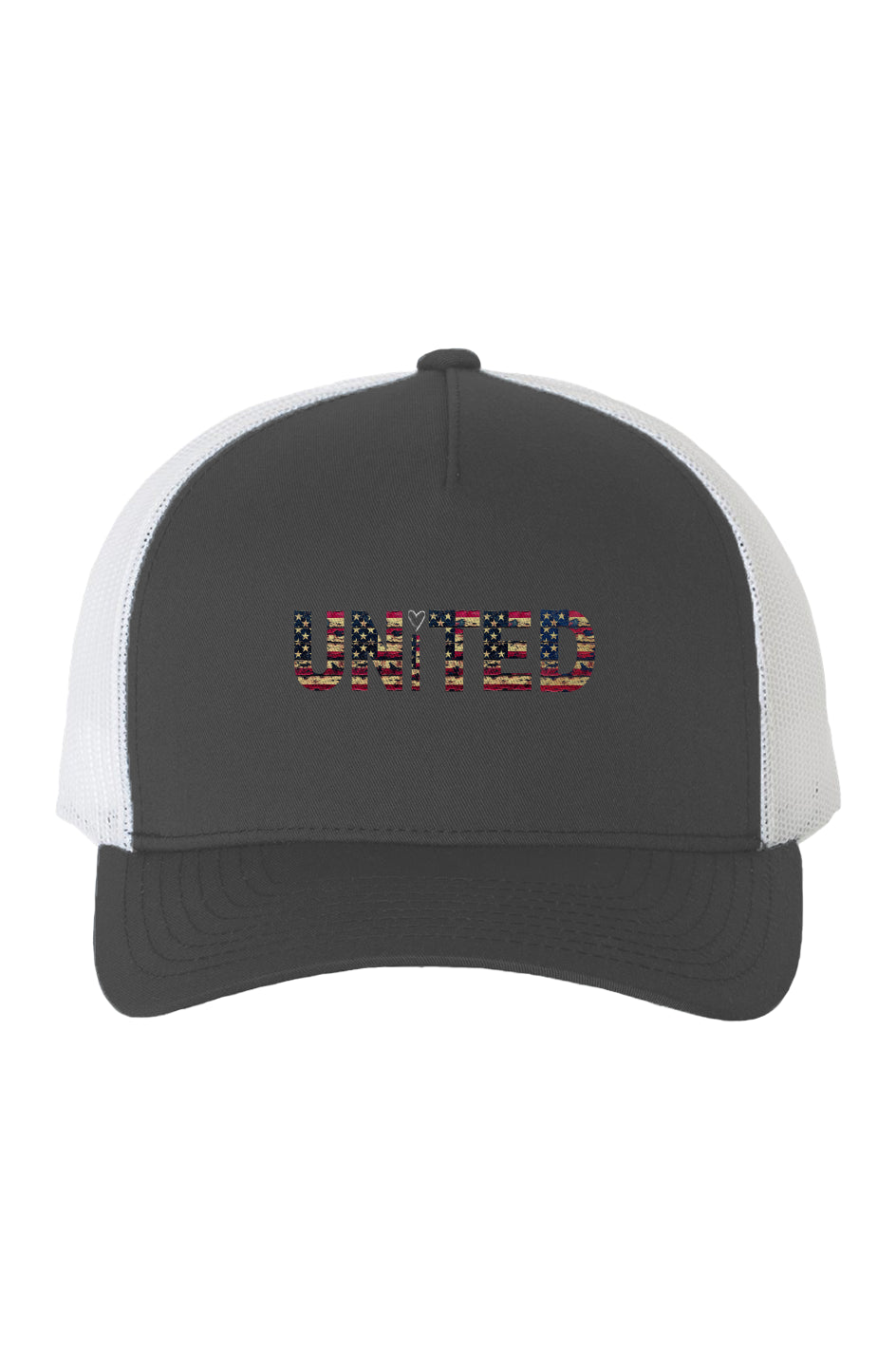 Cap Mesh Five-Panel Retro Trucker: UNITED