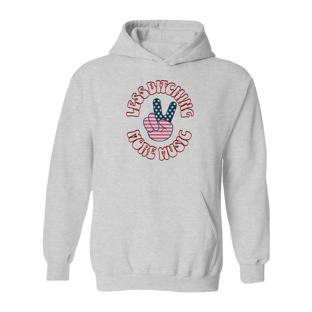  "Less Bitching, More Peace Hoodie: Wear the Change USA Edition | Spread Positivity in Style"