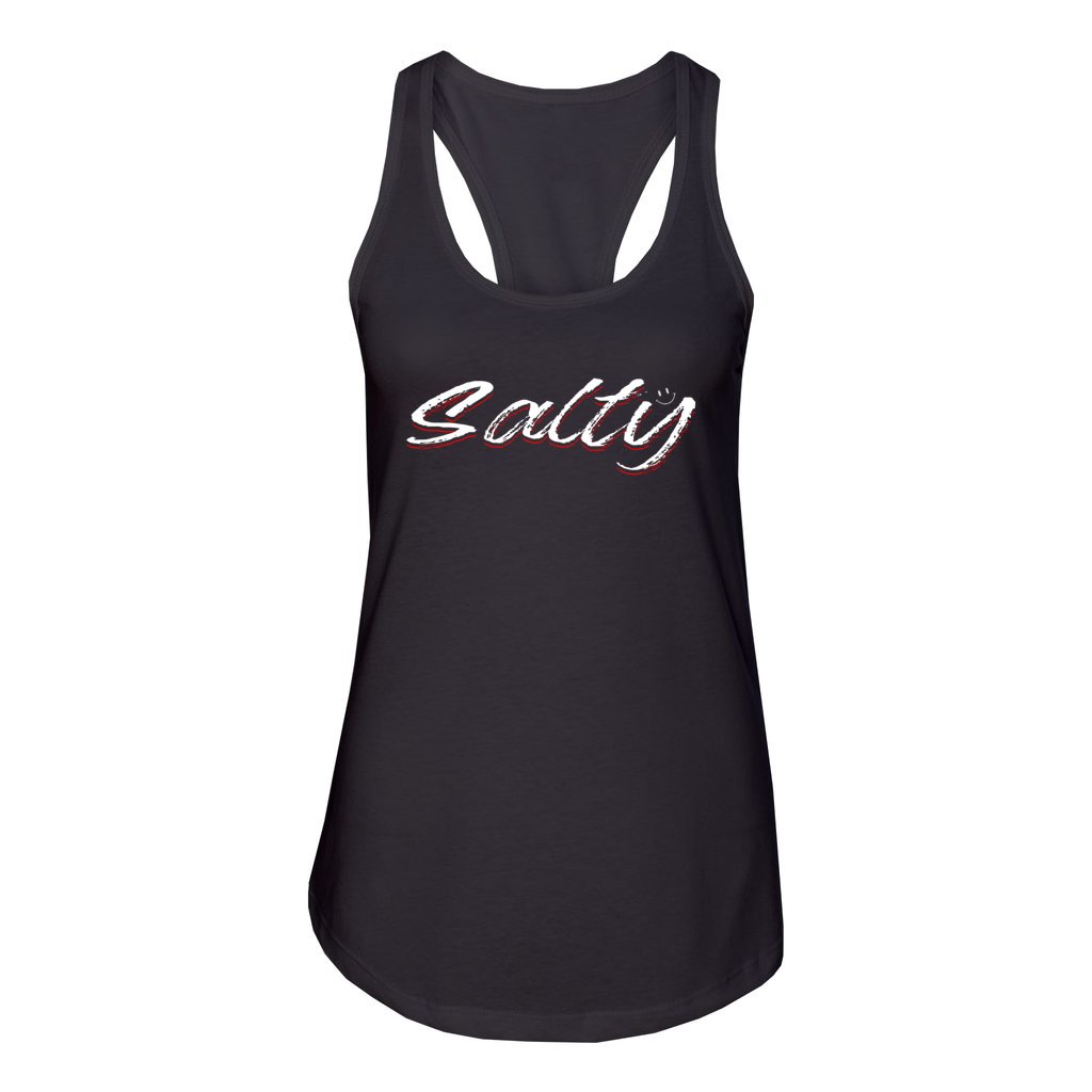 "Salty" Racerback Tank is designed for those who crave adventure and live life to the fullest. 