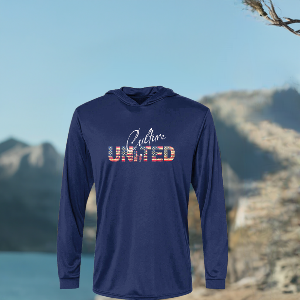 USA Grit/The Bahama Performance Hooded Long Sleeve Tee