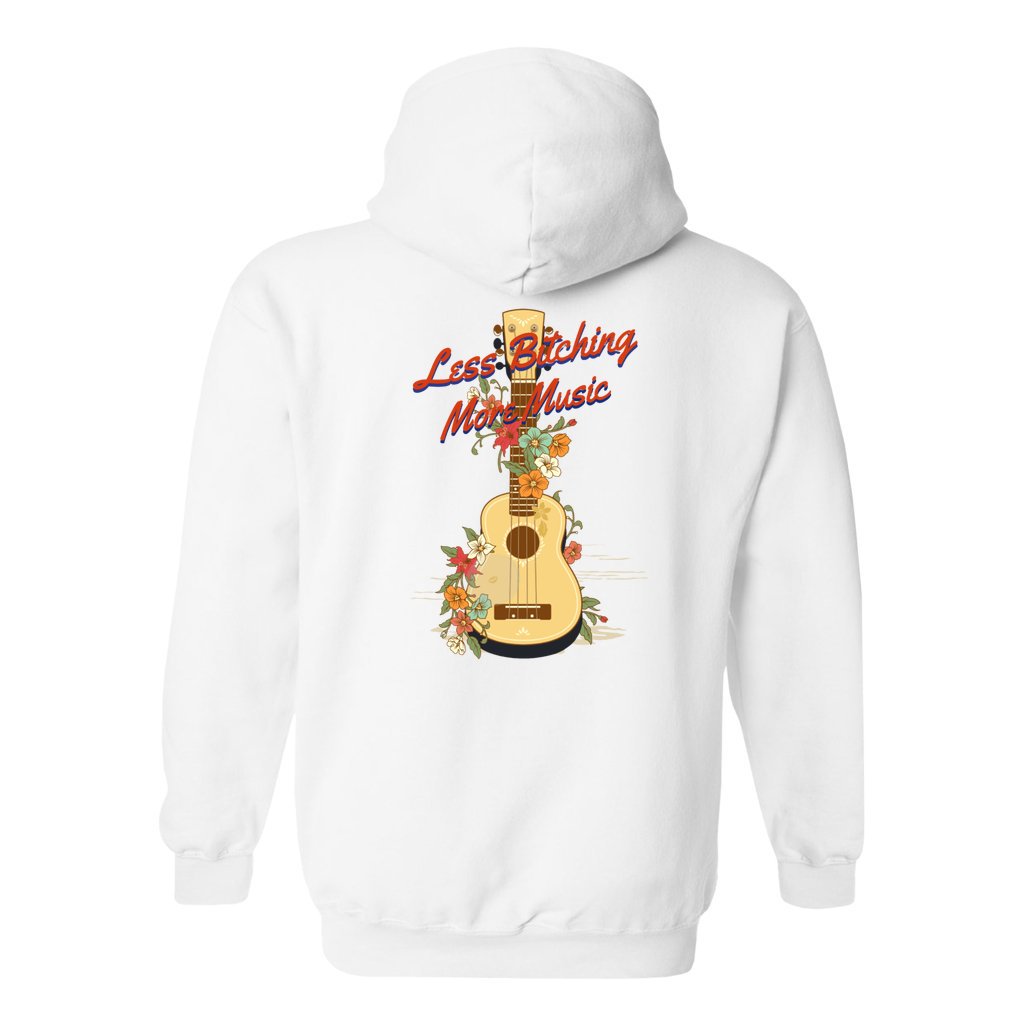 "Full-Zip Hoodie: Less Bitching, More Peace | Embrace Tranquility in Style"