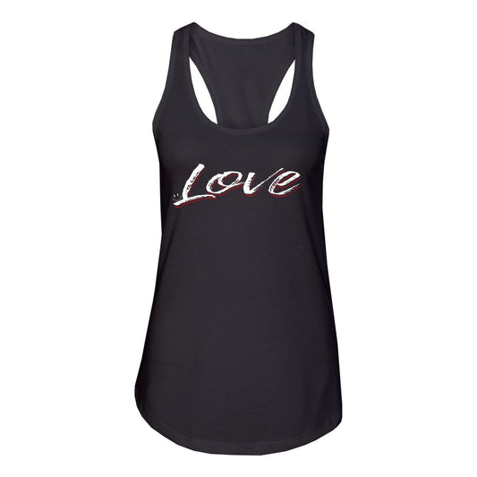 The Women's Racerback Tank's design is more than just visually appealing; it's a statement piece. The bold graphics and striking colors capture attention and convey a message of strength and independence. It's a reminder that you don't always need words to express yourself—sometimes, a powerful design is all it takes.